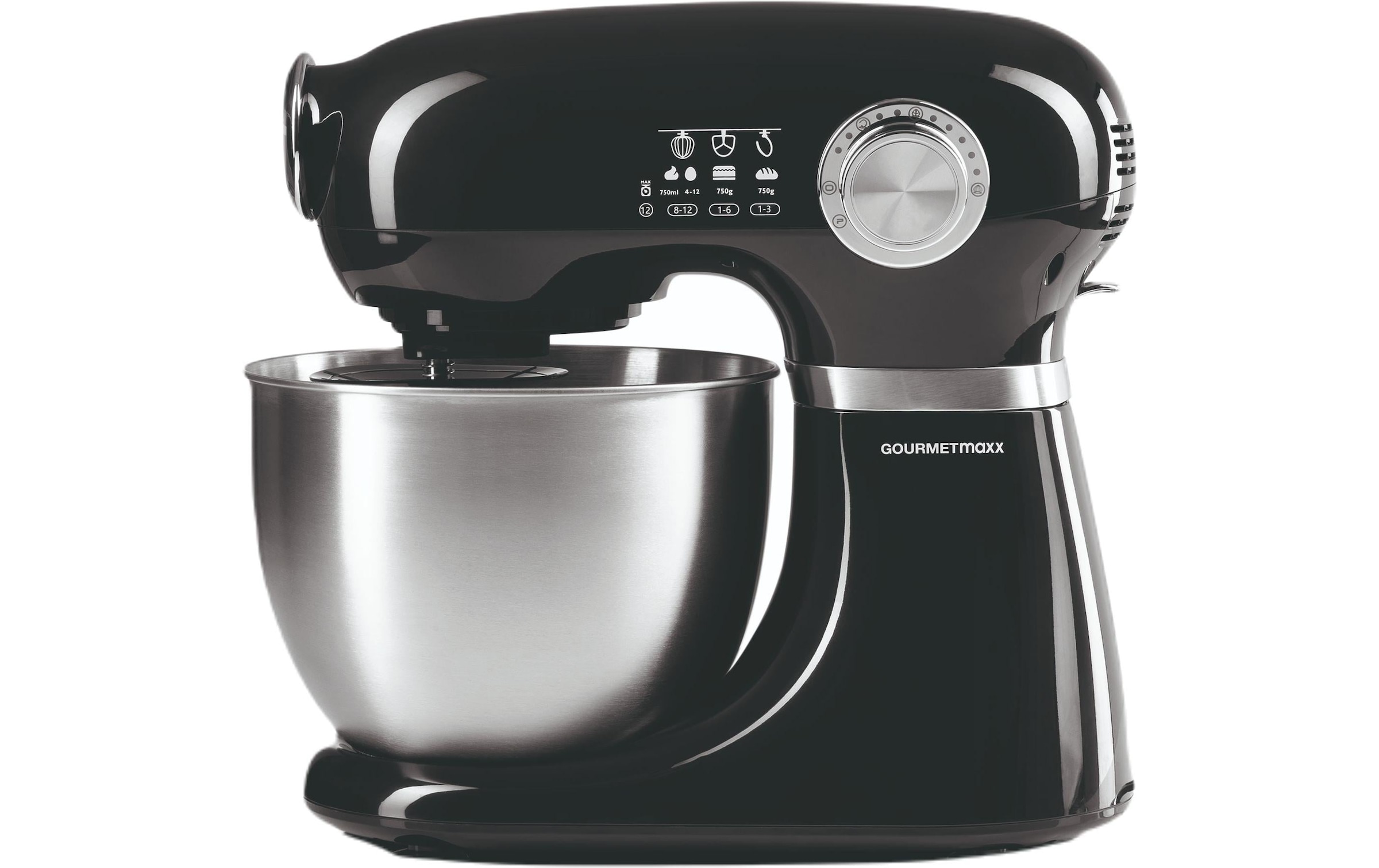GOURMETmaxx Küchenmaschine »Schwarz«