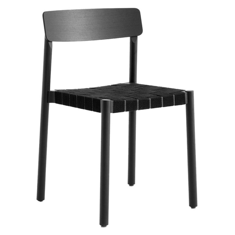 &tradition Betty TK1 stoel zwart/zwart