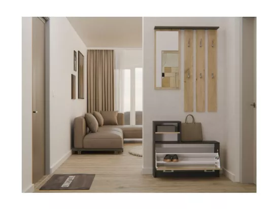Armoire VERA ANTRACYT ARTISAN
