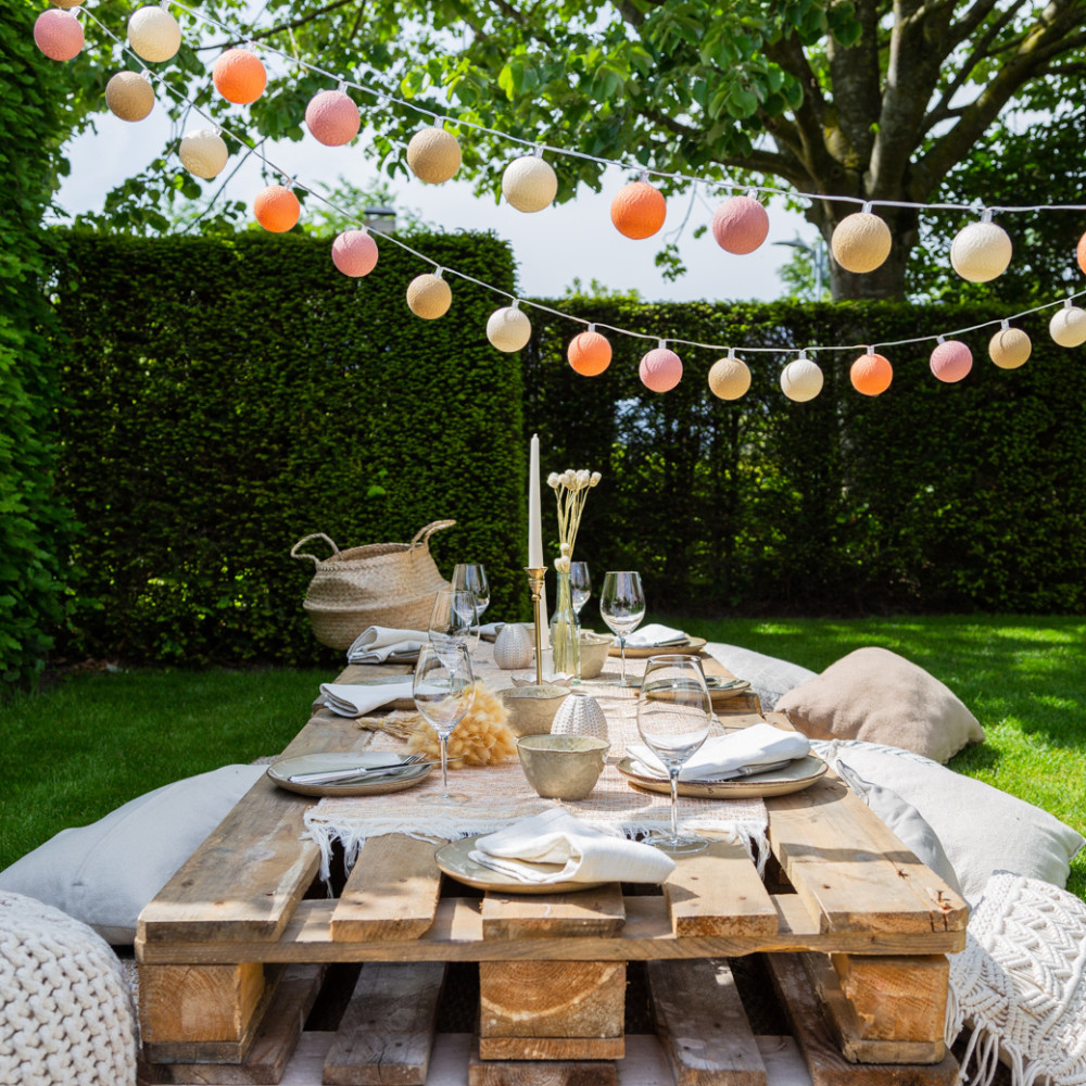 Cotton ball lights outdoor lichtsnoer dulce