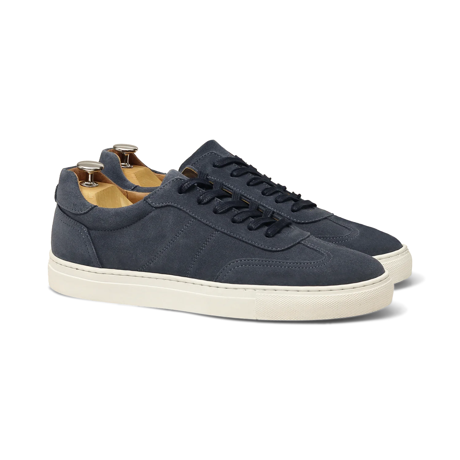 Kean-Sneakers / Basket en velours bleu