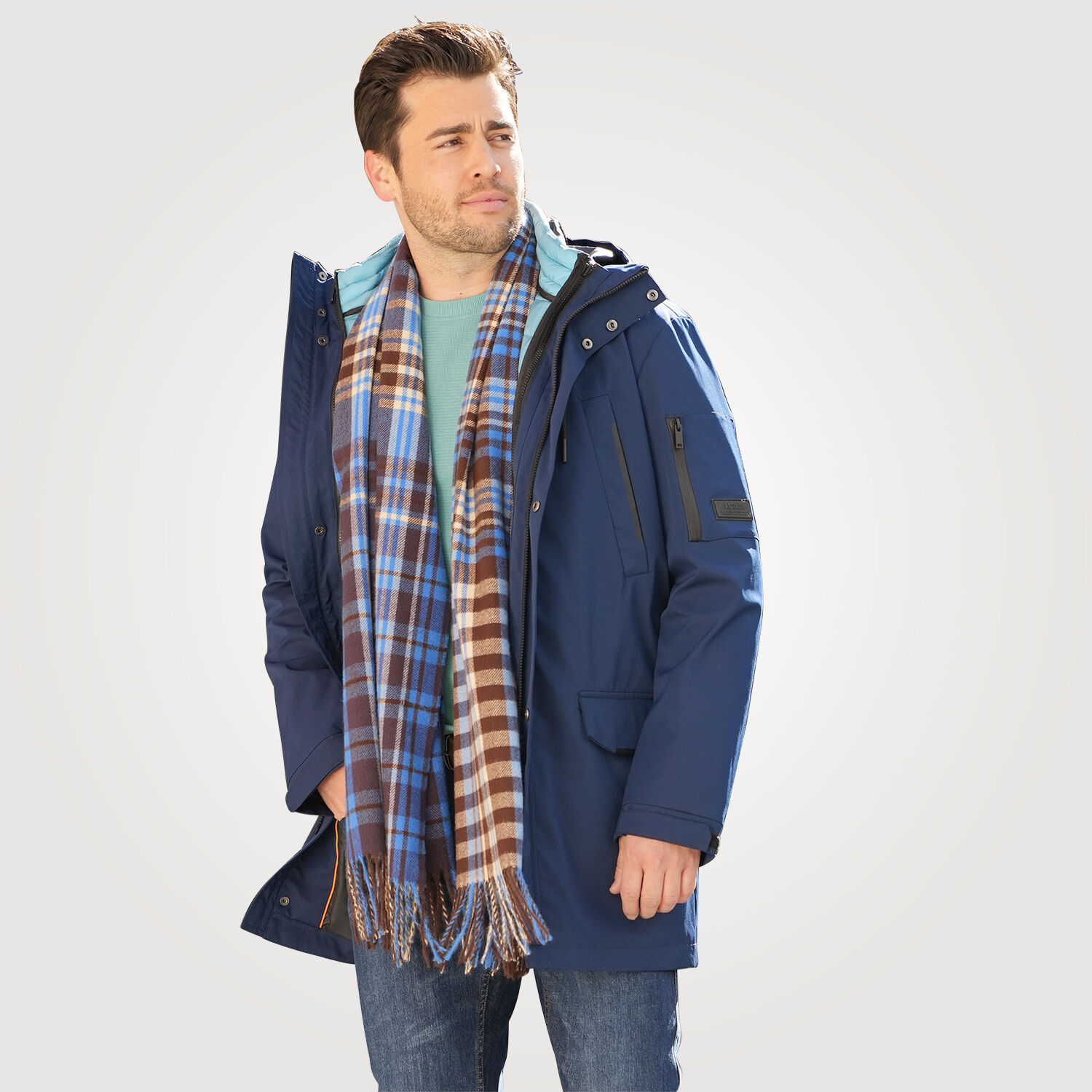 3 in 1 Herren Jacke wasserabweisend