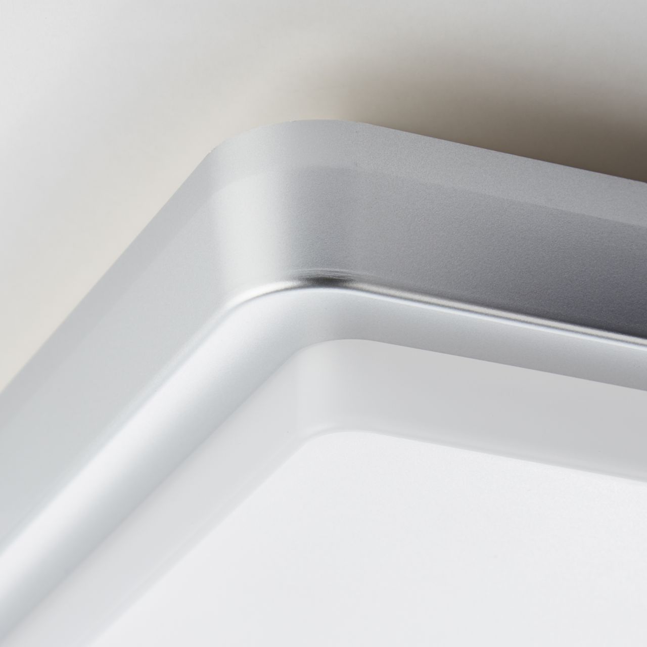 BRILLIANT Devora LED Außenwandleuchte 28x28cm silber | 1x LED integriert, 12W LED integriert, (Lichtstrom: 1500lm, Lichtfarbe: 3000K)