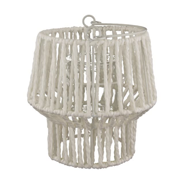 Lantern paper rope white