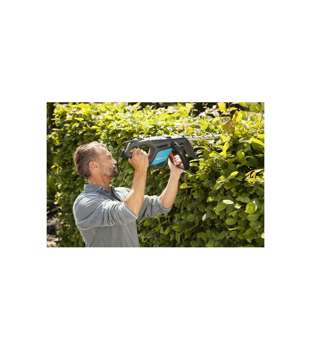 Taille-haies électrique comfortcut 600/55 – 600w – lame 55cm & coupe ø27mm – poignée ergoline – butée protec