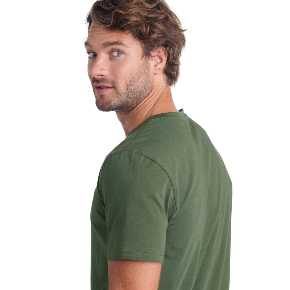 VanVaan Herren T-Shirt im Basic-Look dunkelgrün