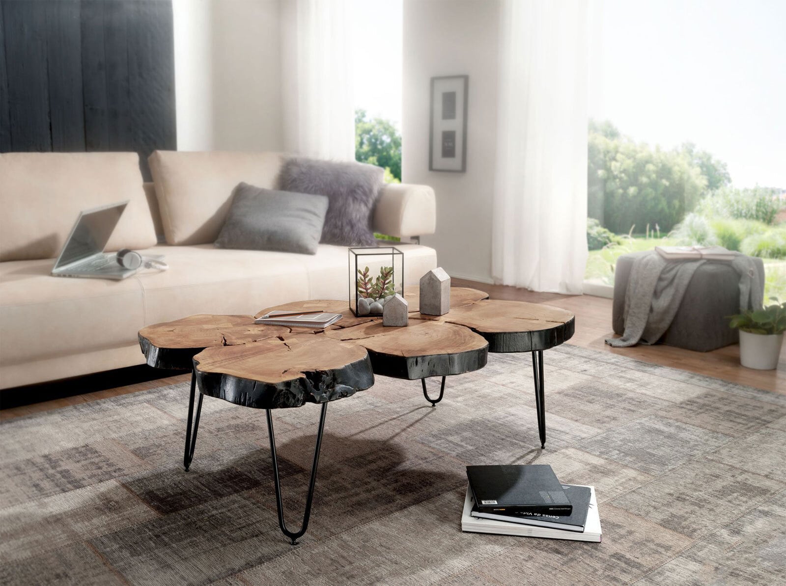 Couchtisch 115 x 70cm braun