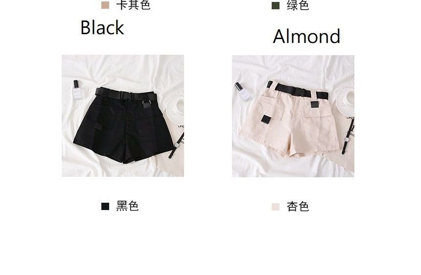 Babique - Cargo Shorts met Nylon Gesp Riem
