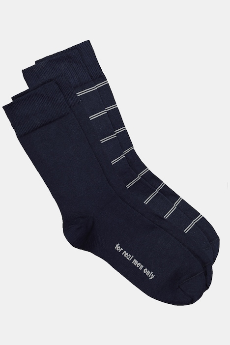 JP1880 Socken, 2er Pack, Ringel, uni