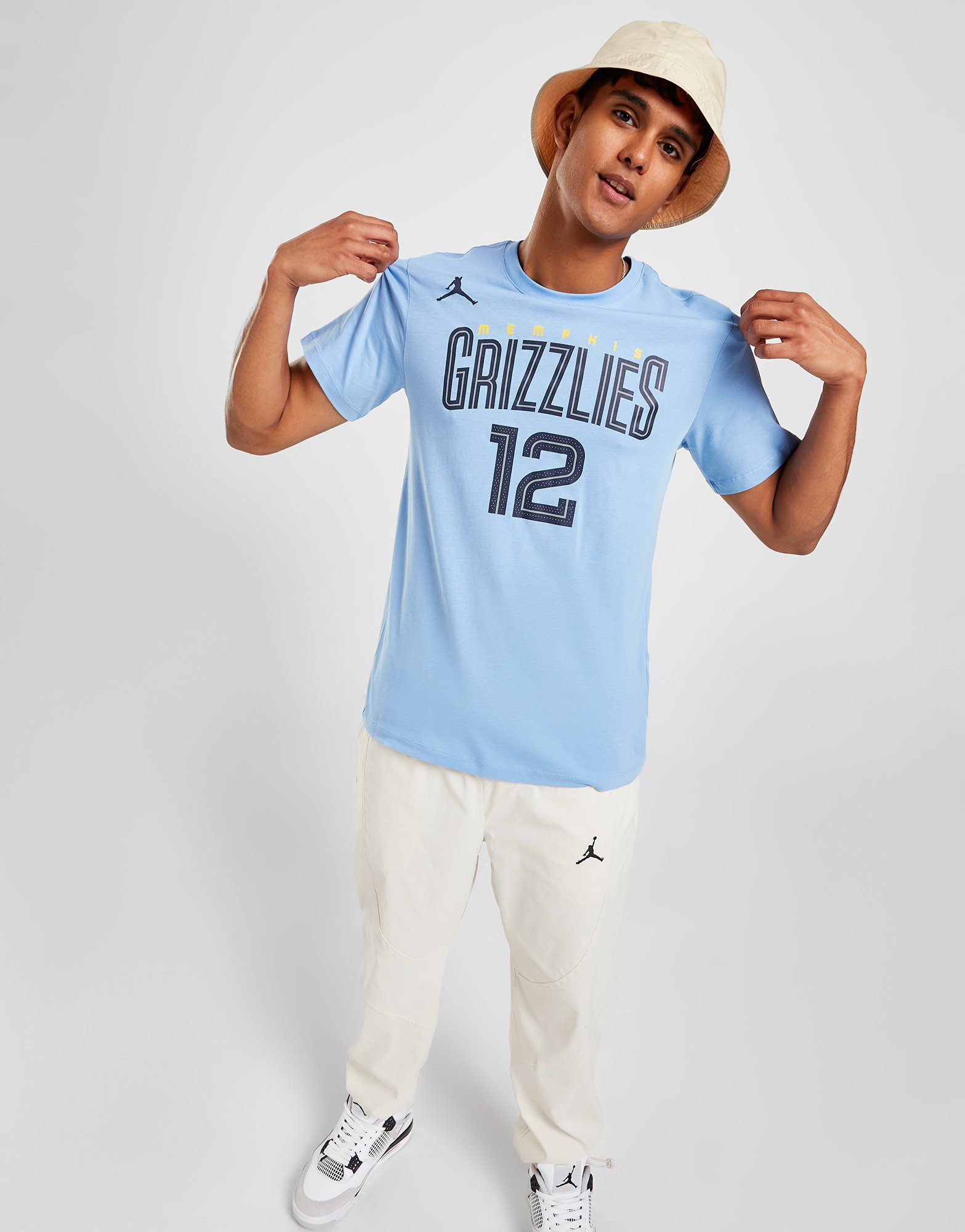 Jordan T-shirt NBA Memphis Grizzlies Morant #12 Statement Homme