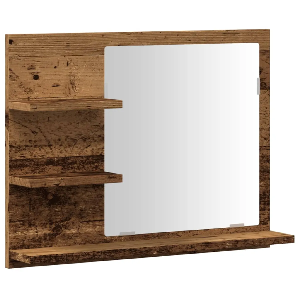 vidaXL Armoire à miroir 60x10.5x45 cm - Chêne Artisanal