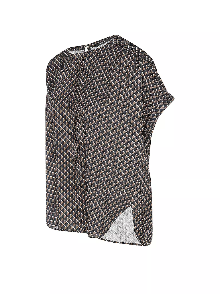 OPUS Blusenshirt FEMKA MINIMAL braun