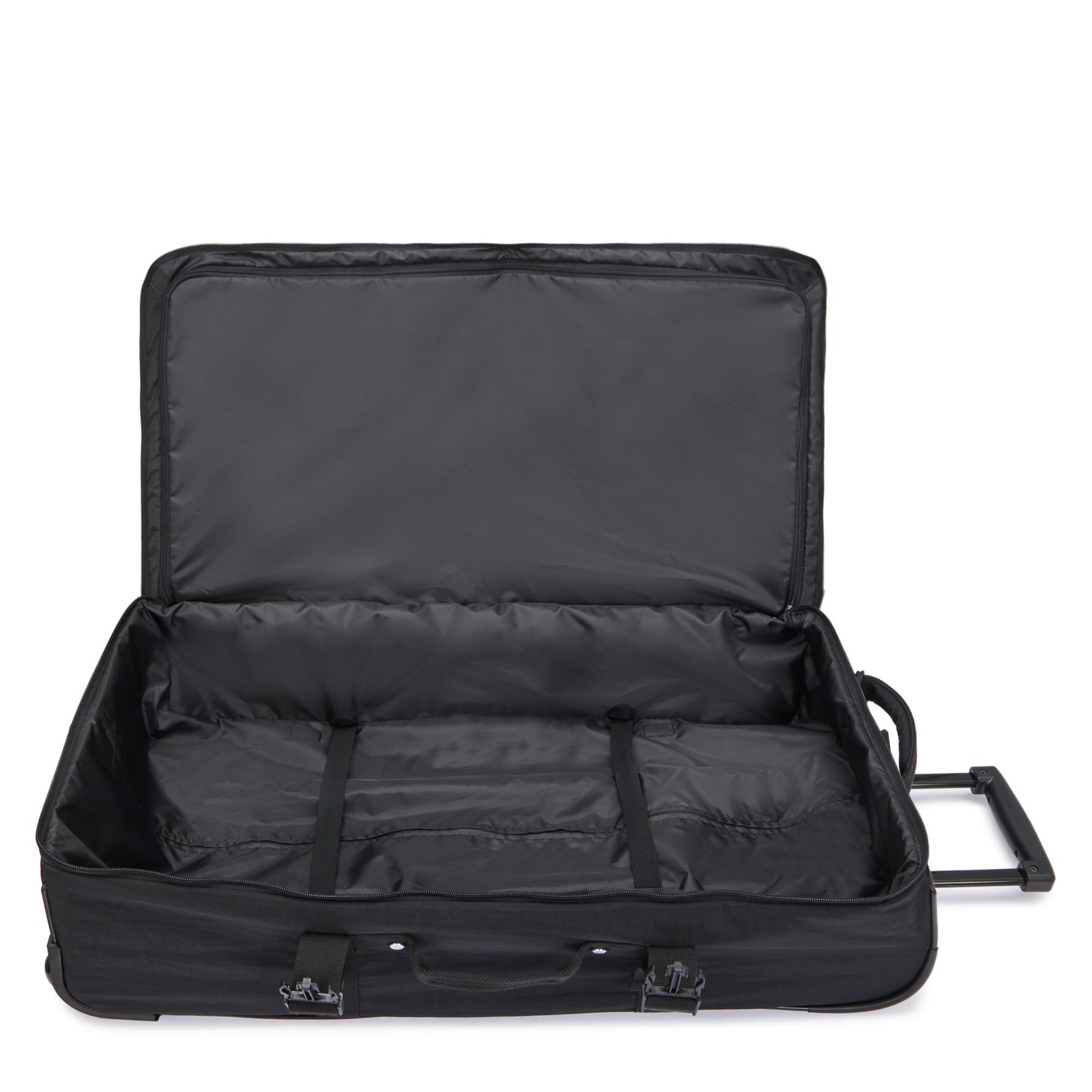 TEAGAN L Grand Sac de Voyage à Roulettes - Black Noir