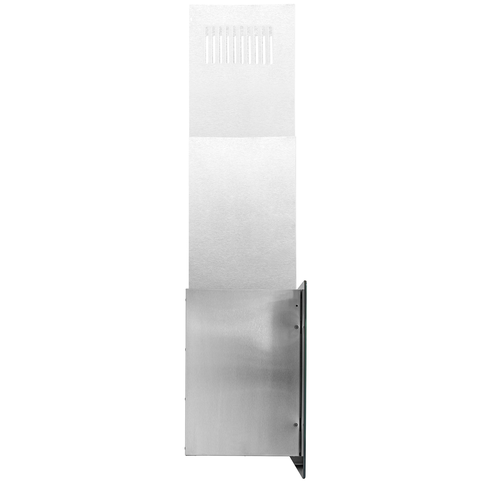 EXQUISIT Vertikalesse KFD 60-9 DUO INOX - schwarz-inox - 60 cm - B