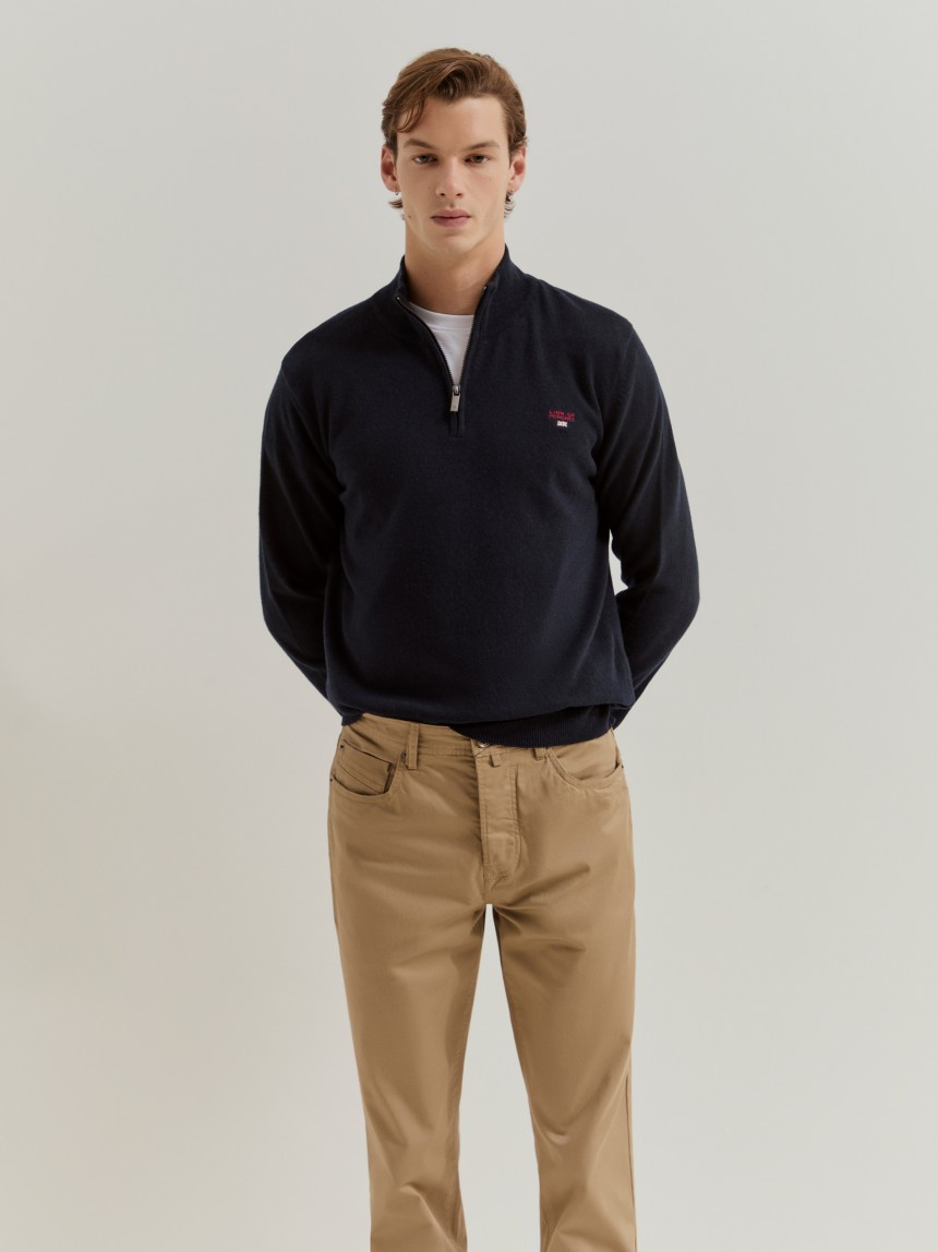 Calças slim fit