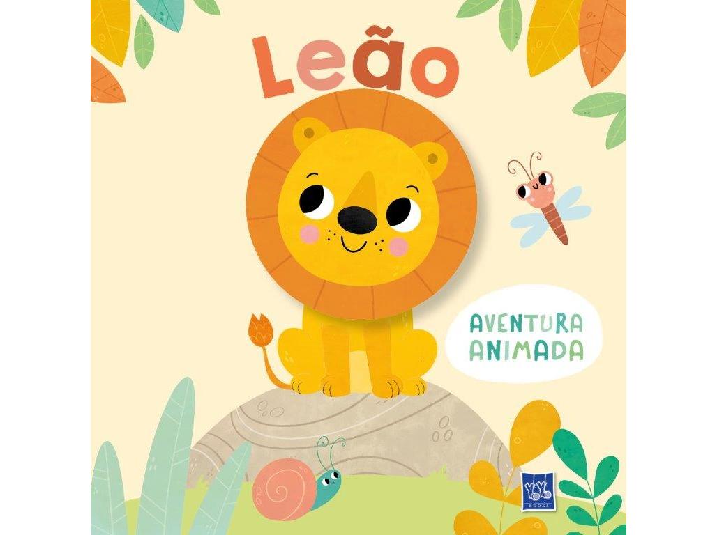 LIVRO AVENTURA ANIMADA LEÃO