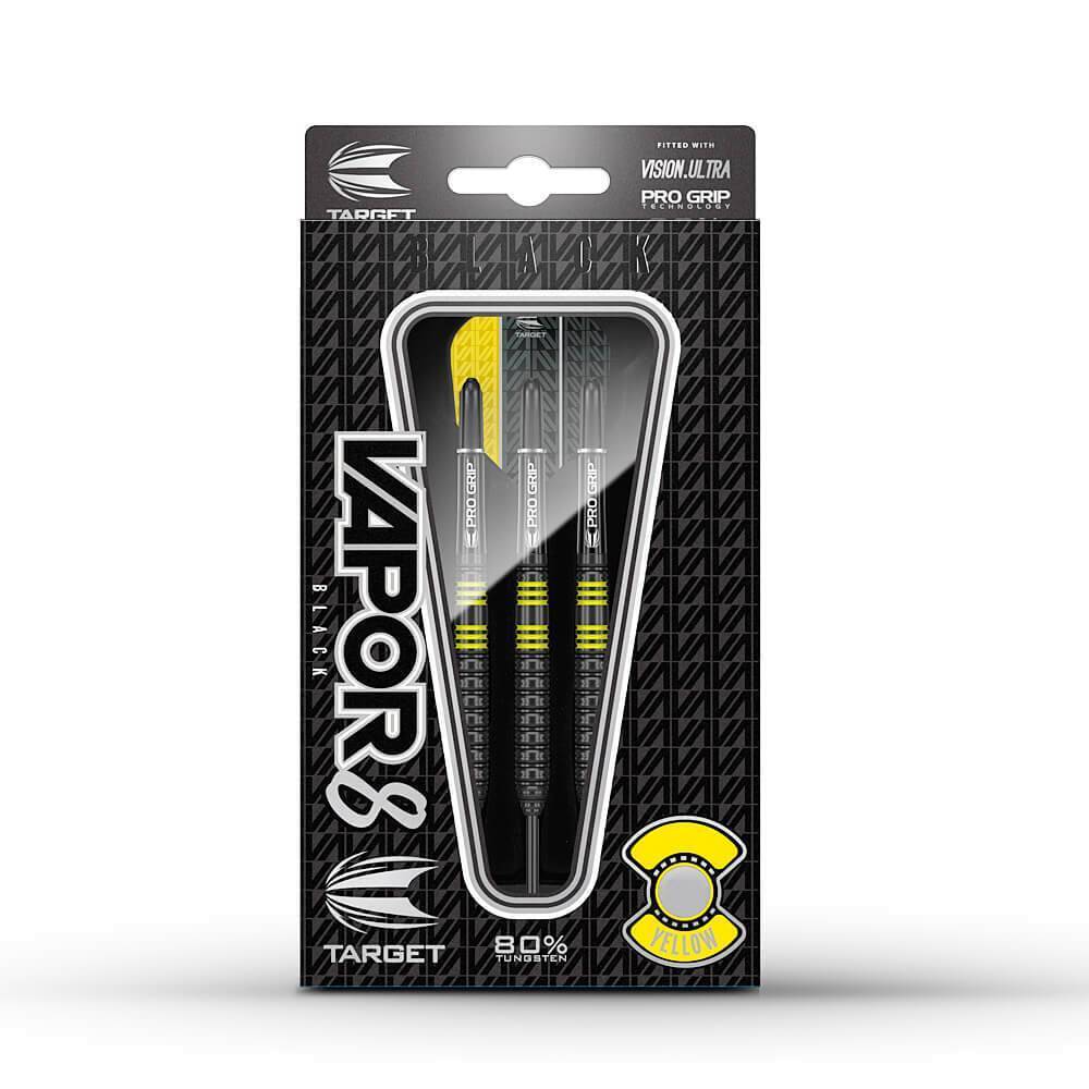 Target - Vapor-8 - Schwarz Gelb - Steeldart