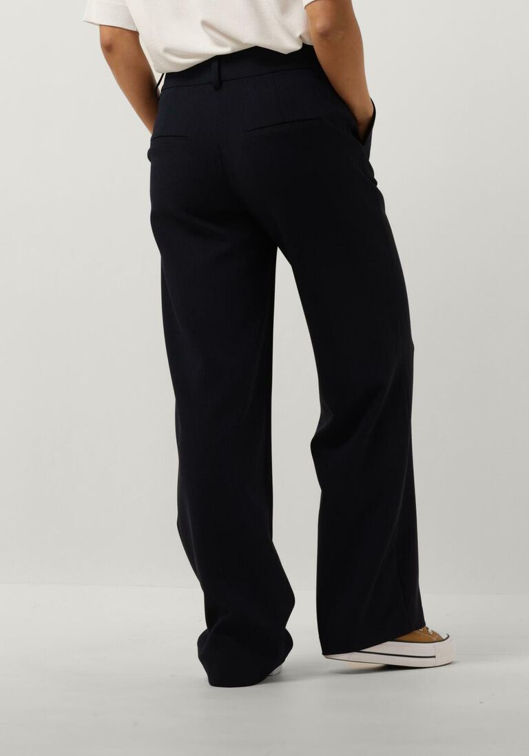 SELECTED FEMME donkerblauwe selected femme pantalon slfrita mw wide pant