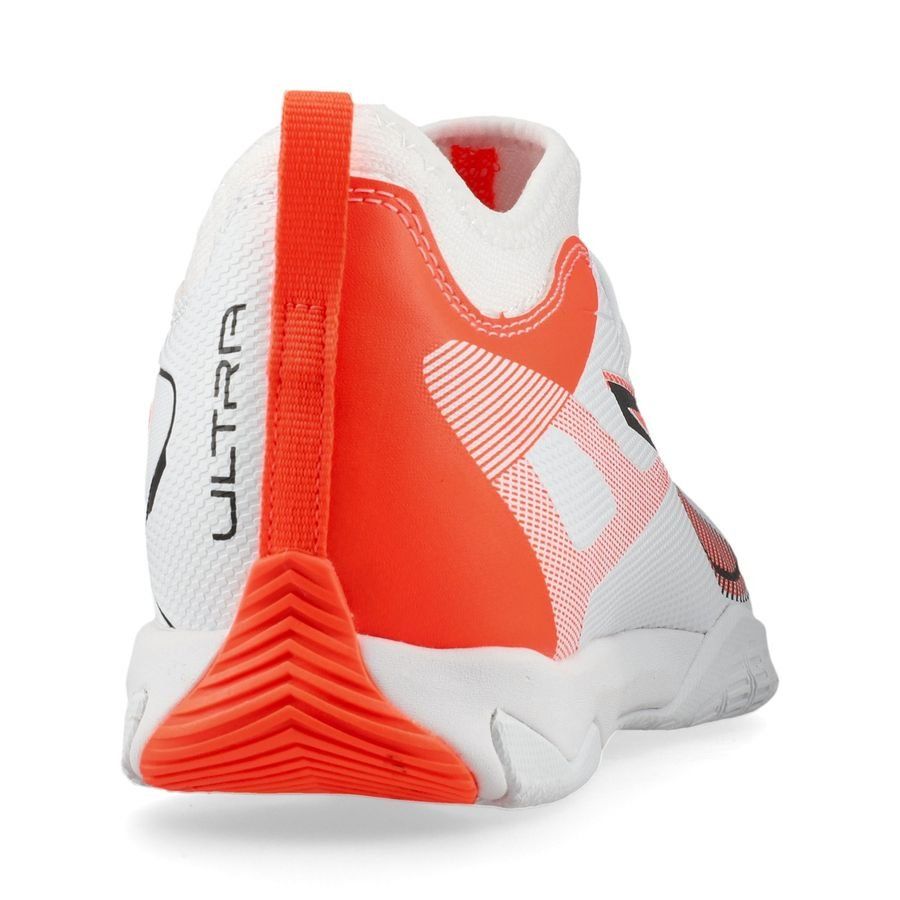 PUMA Ultra 5 Match IT   Mid Unlimited - Blanc/Noir/Glowing Red Enfant