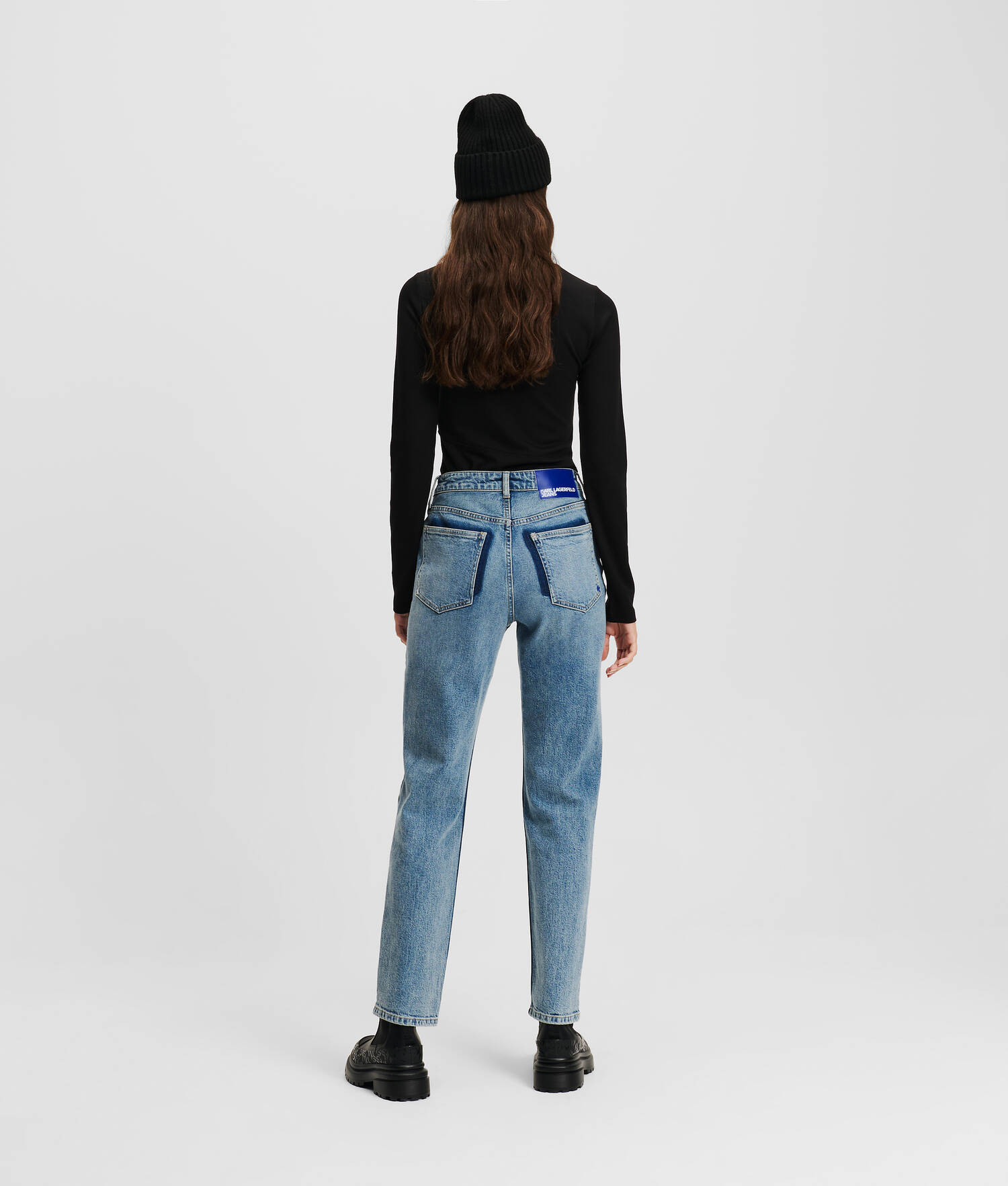 JEAN FUSELÉ TAILLE HAUTE KLJ