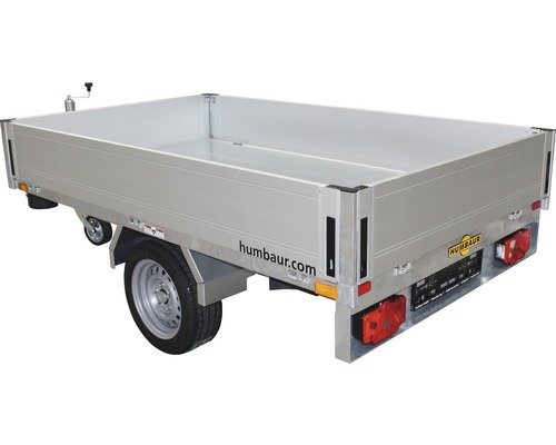 Humbaur Kipper Speciale achterkipper met gladde zijwanden, 2300 x 1400 x 300 mm, geremd, toegestaan totaalgewicht 1500 kg
