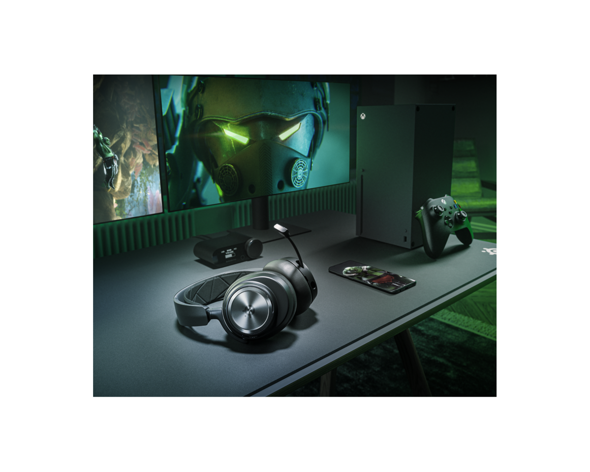 Steelseries - Nova Pro Wireless X + Steelseries - HS1 Aluminum Headset Stand - Bundle