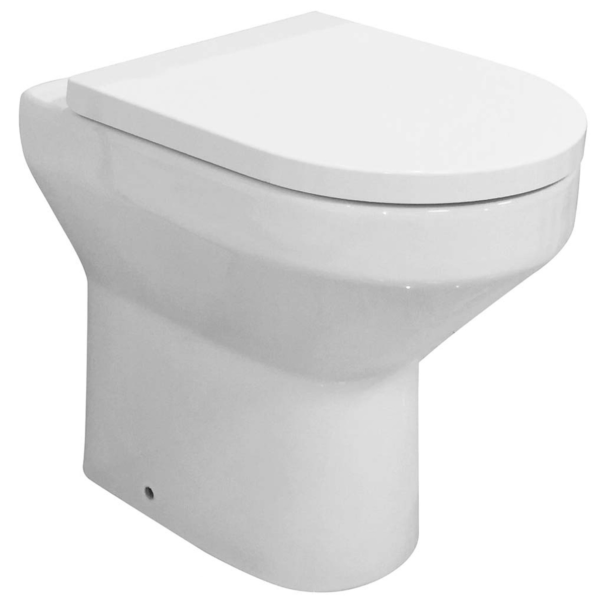Eastbrook Kenley Comfort staand toilet wit glans