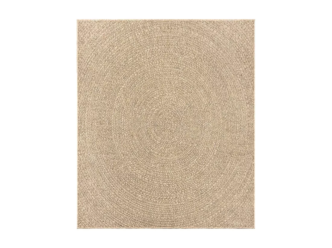 Tapis 240x340 cm aspect de jute intérieur et extérieur