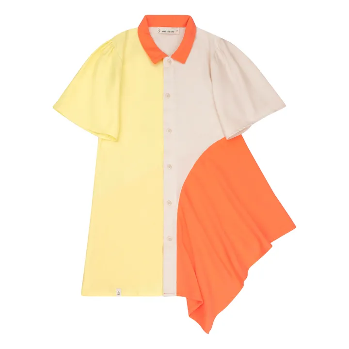 Bonnie & The Gang Robe T-shirt Willa Coton Bio | Jaune