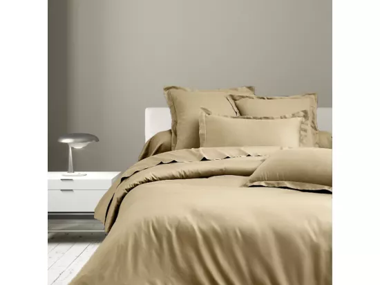 Housse de couette 260x240 cm 2 personnes satin de coton