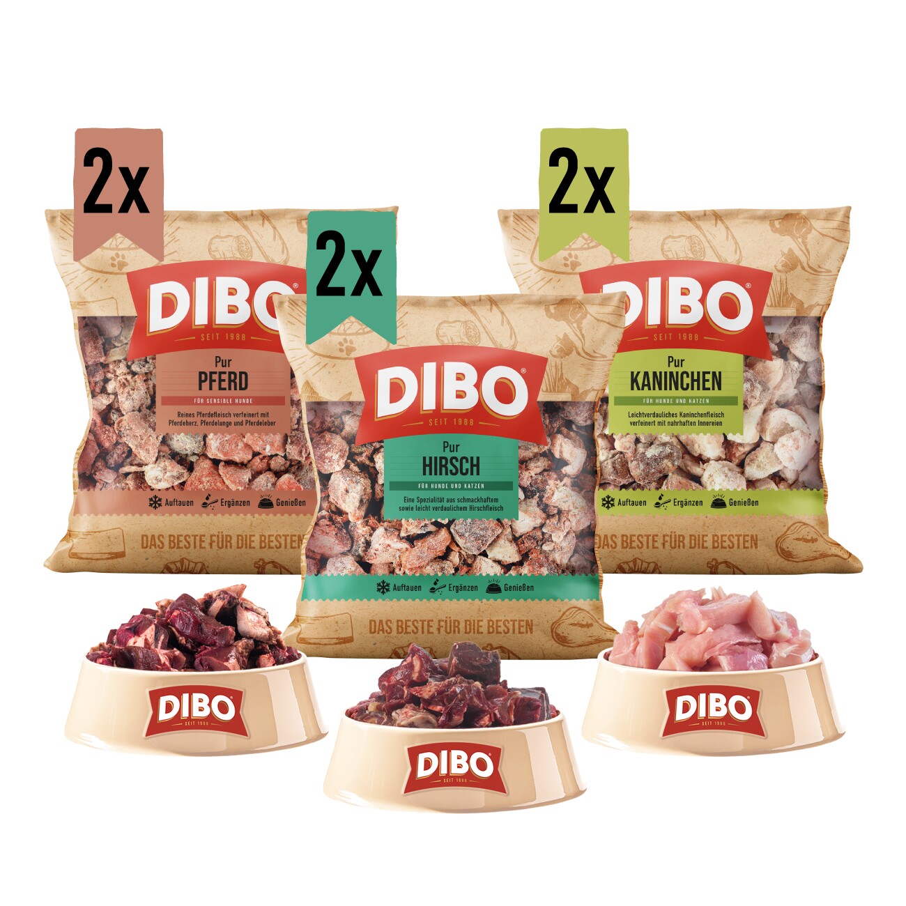 DIBO Frostfutter Exklusive Proteine Bundle