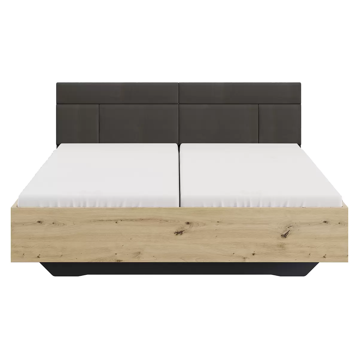 Bett Karpo 160x200 Artisan Eiche,grauschwarz