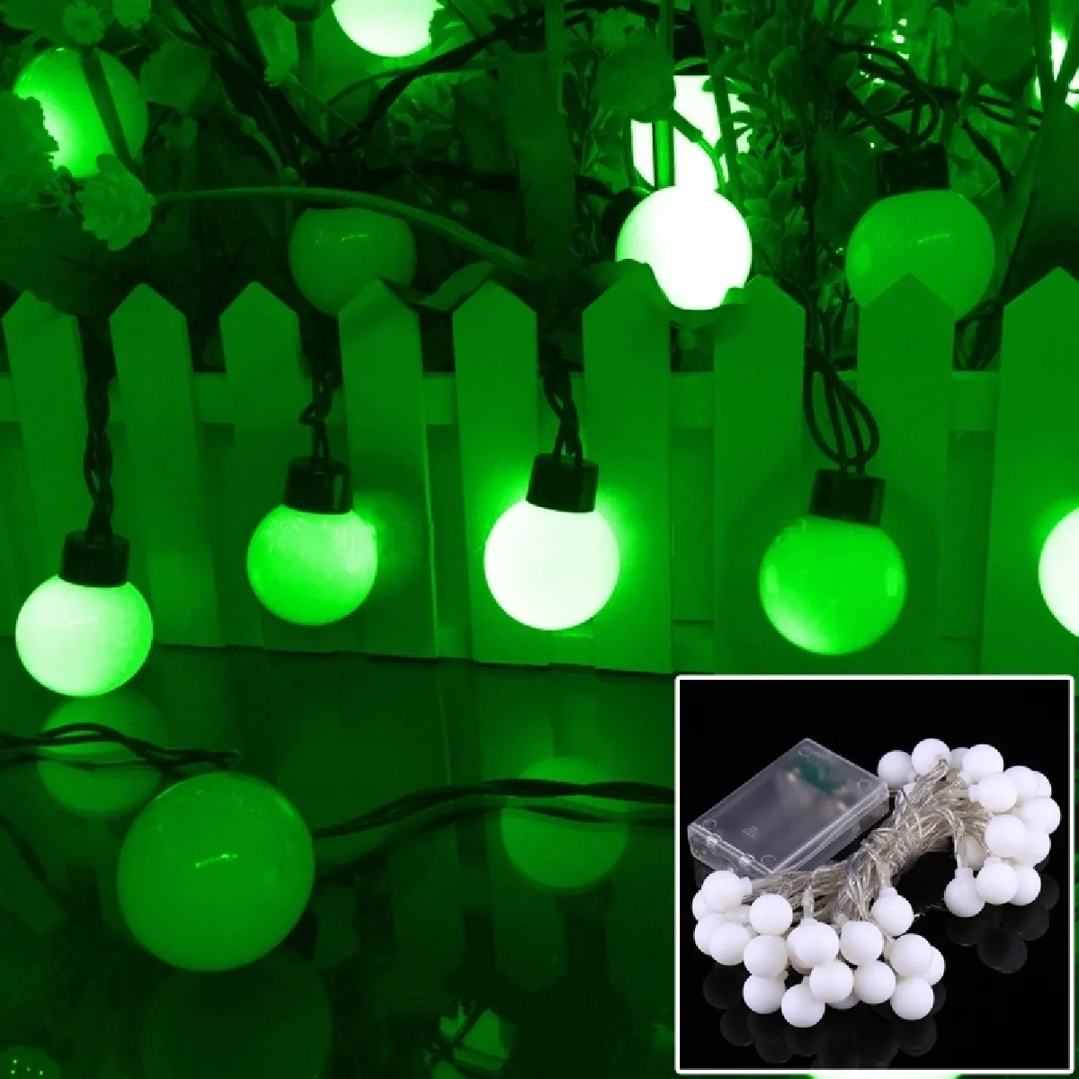 Wewoo Guirlande LED 4m Verte