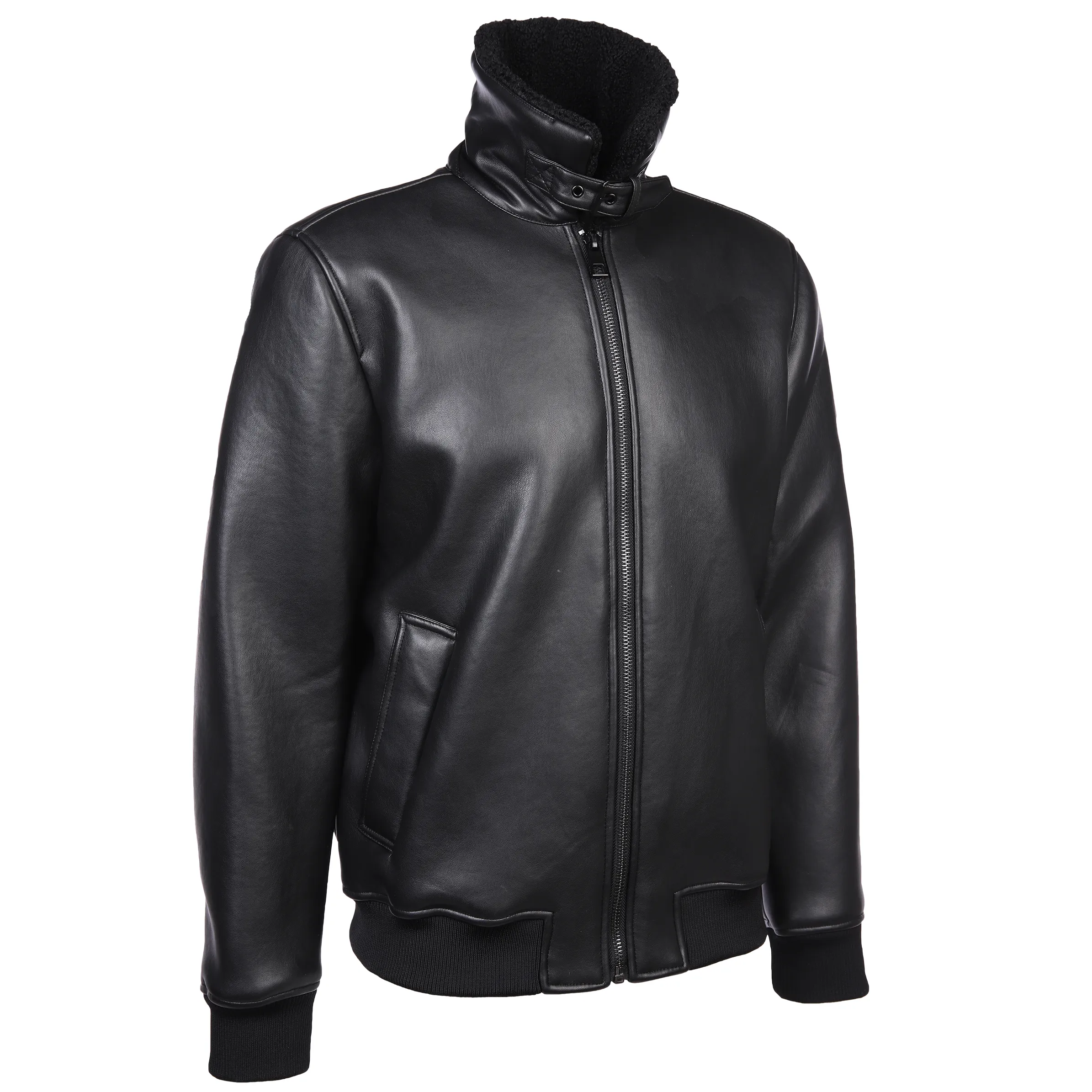 Herren Fliegerblouson mit Teddyfell innen