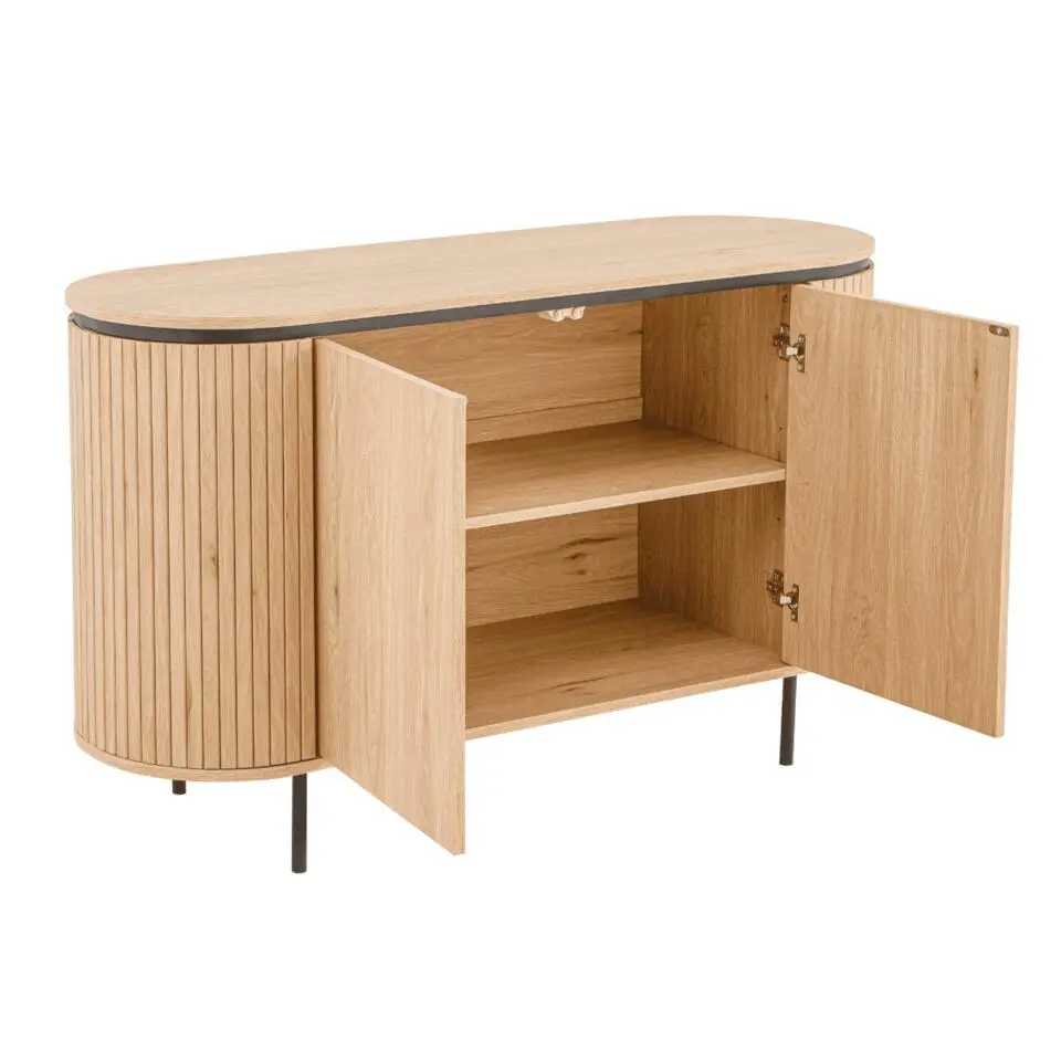 CALICOSY - Dressoir MALAGA - Licht hout - 72x120x40 cm