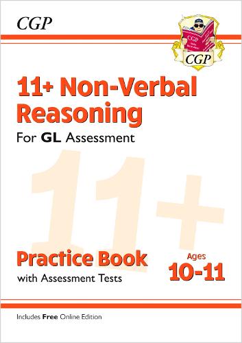 11+ GL Non-Verbal Reasoning Practice Book & Assessment Tests - Ages 10-11 (with Online Edition) (Multiple items, part(s) enclosed)