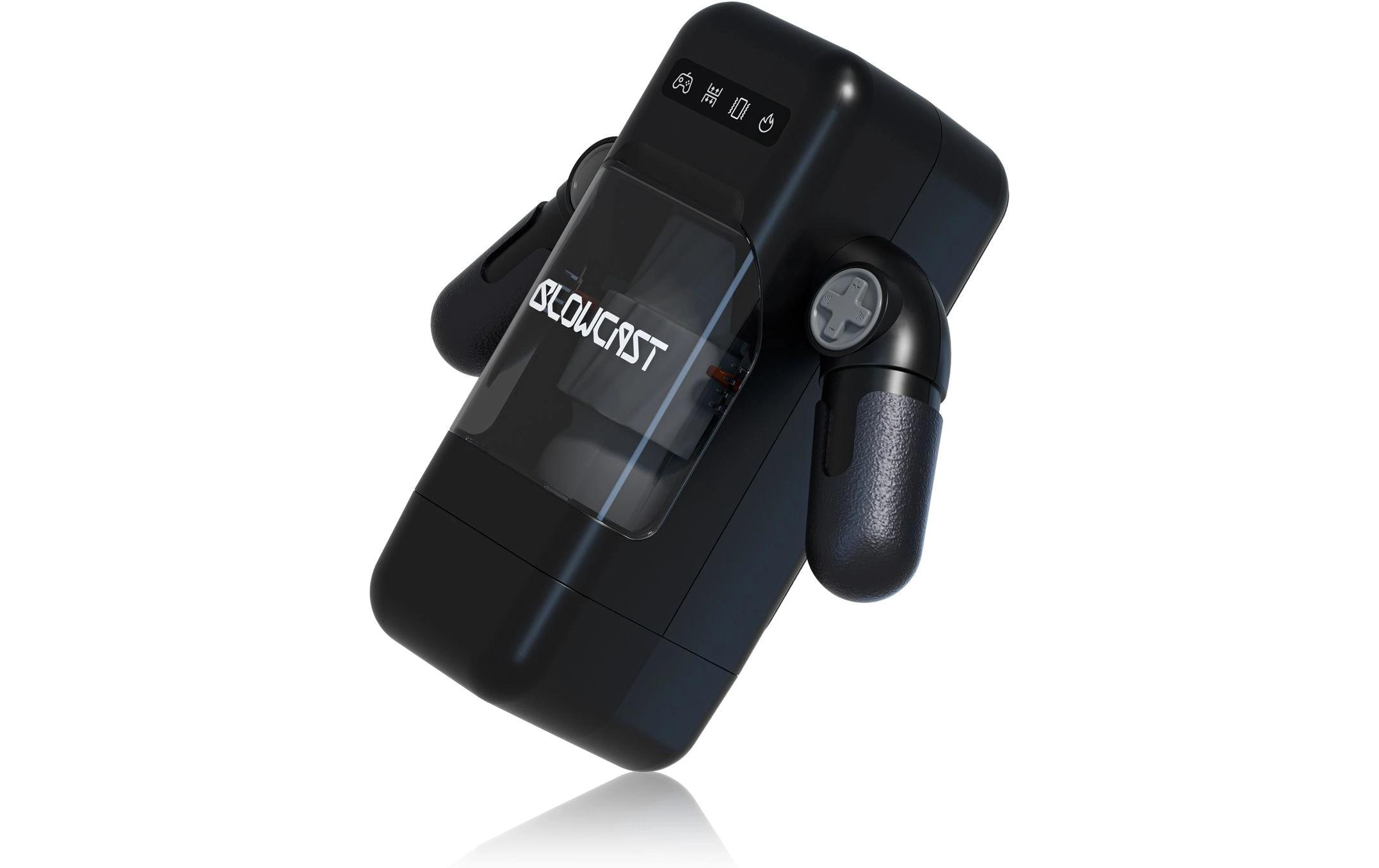 Masturbator Blowbot Schwarz<br>Vibrierendes und wärmendes Sextoy für den Mann