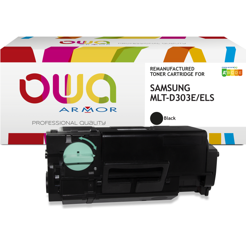 Toner remanufacturé OWA - standard - Noir - pour SAMSUNG MLT-D303E/ELS