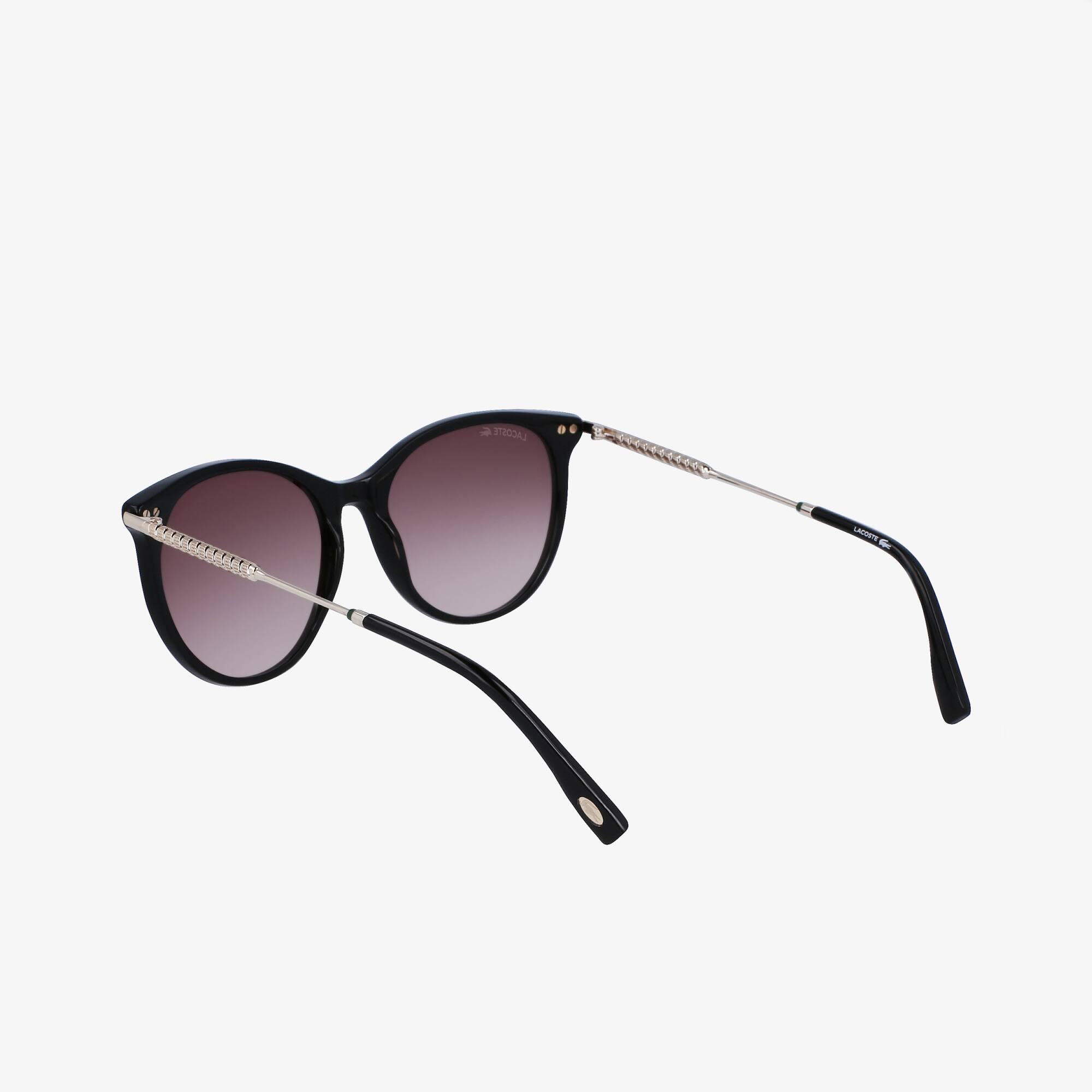 Ovale NEOHERITAGE Sonnenbrille aus Acetat Sonnenbrillen - Schwarz - Lacoste - Damen
