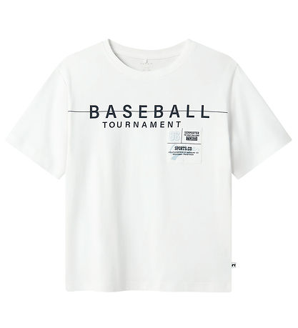 Name It T-Shirt - NkmDennim - Bright White