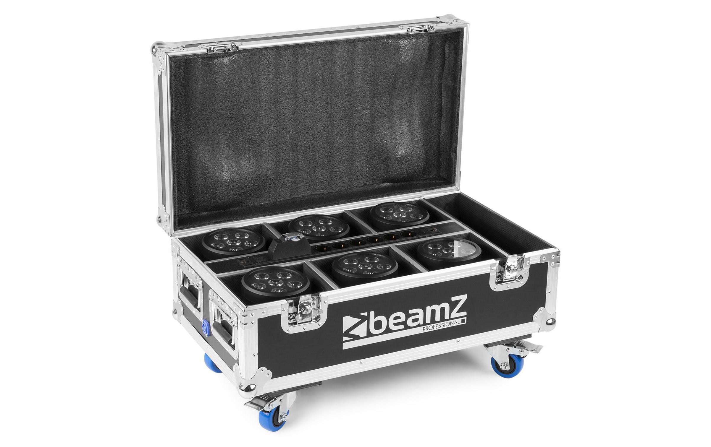 Flightcase FCC66<br>Flightcase mit Aufladefunktion für BBP66 Uplights