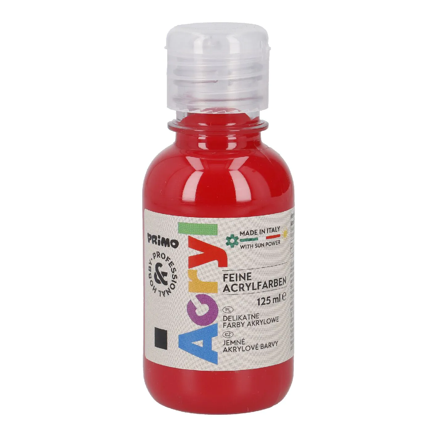 Acrylfarbe, karminrot, 125 ml
