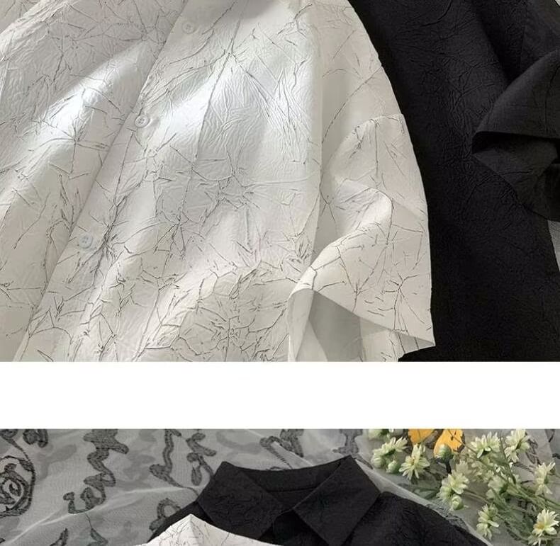 Urtishia - Shirt met print op elleboogmouwen