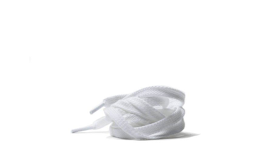 Slaace Flat Laces White - 48h Delivery