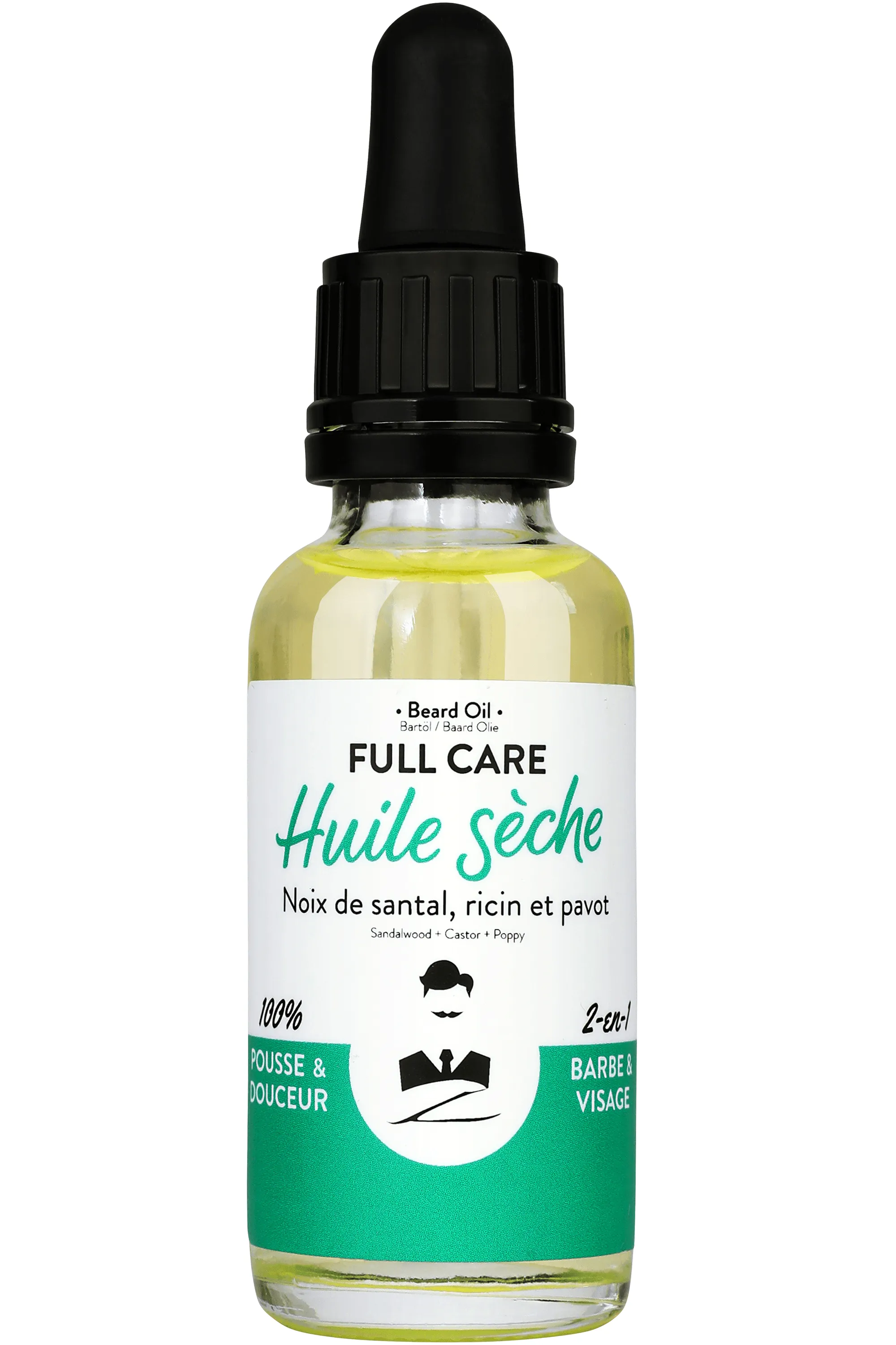 Monsieur Barbier Huile sèche pour barbe et cheveux Full Care-30 ml