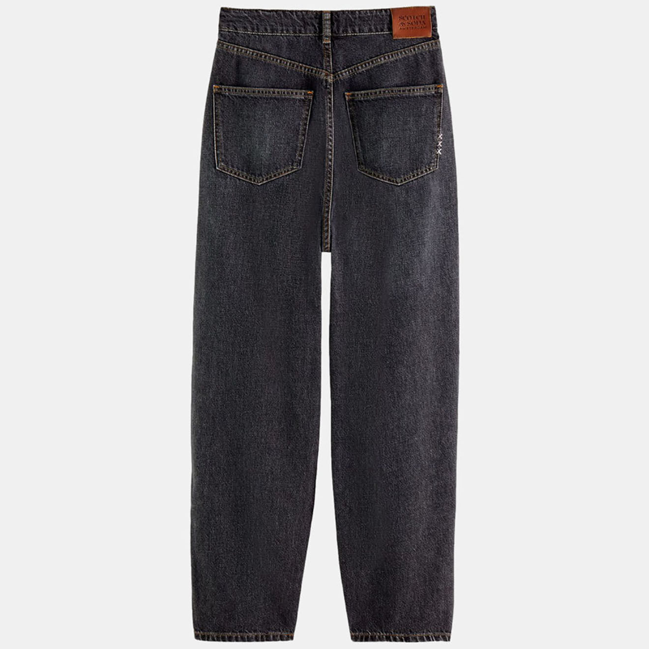 Scotch & Soda Jean Balloon Ample gris foncé