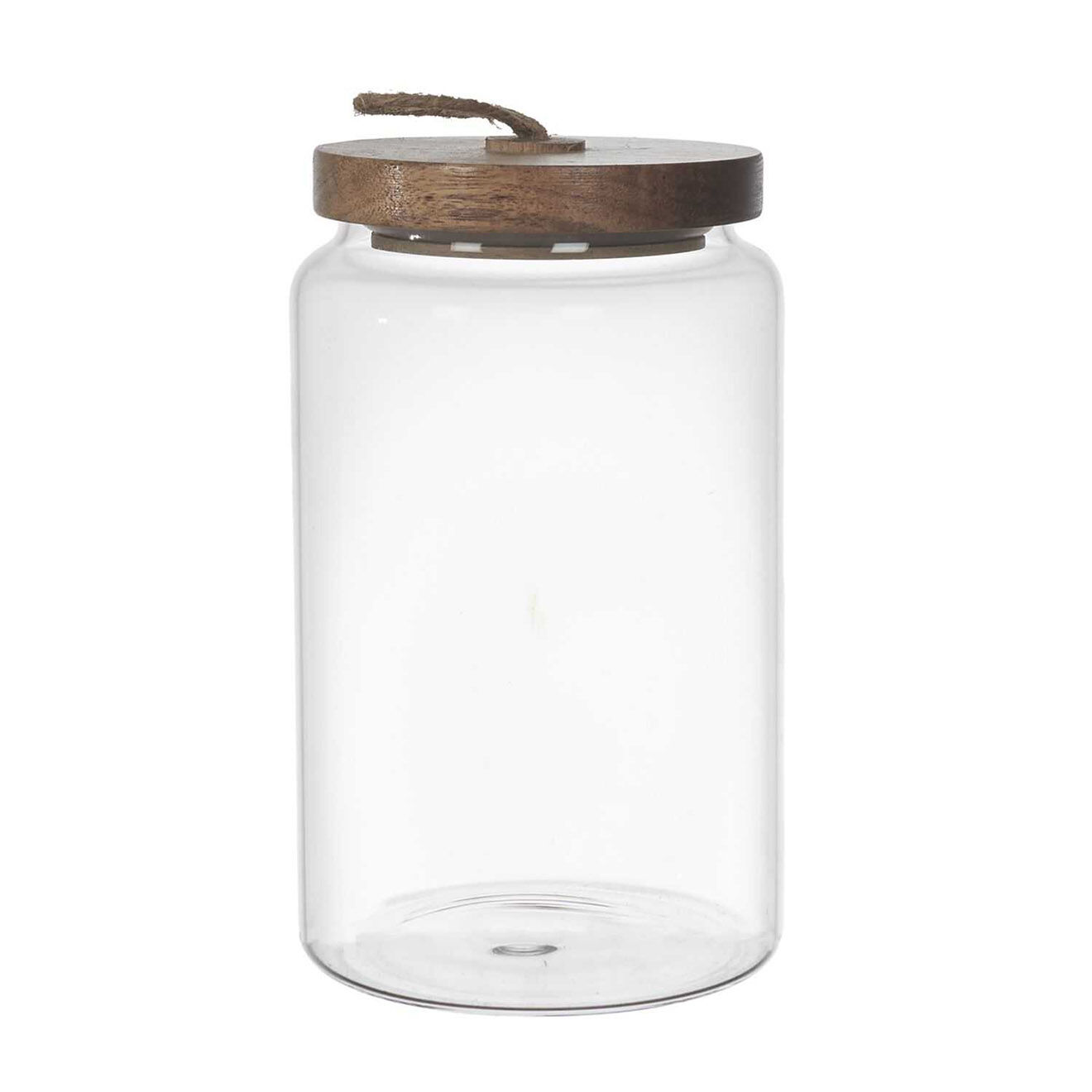 Home Deco Factory Bocal Acacia transparent - 10x17x10 cm