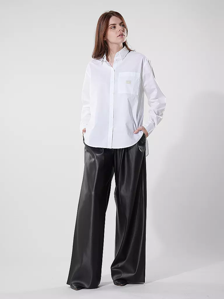 CALVIN KLEIN JEANS Hemdbluse weiss