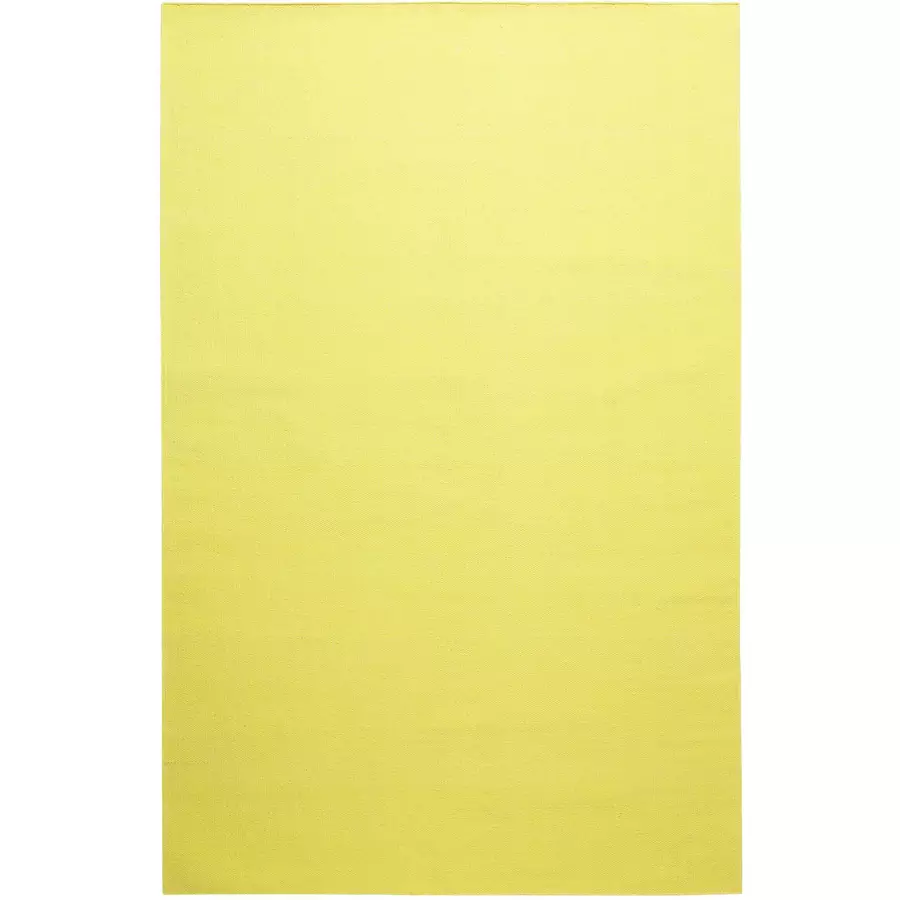 Green Looop Handweb-Teppich Nizza gelb