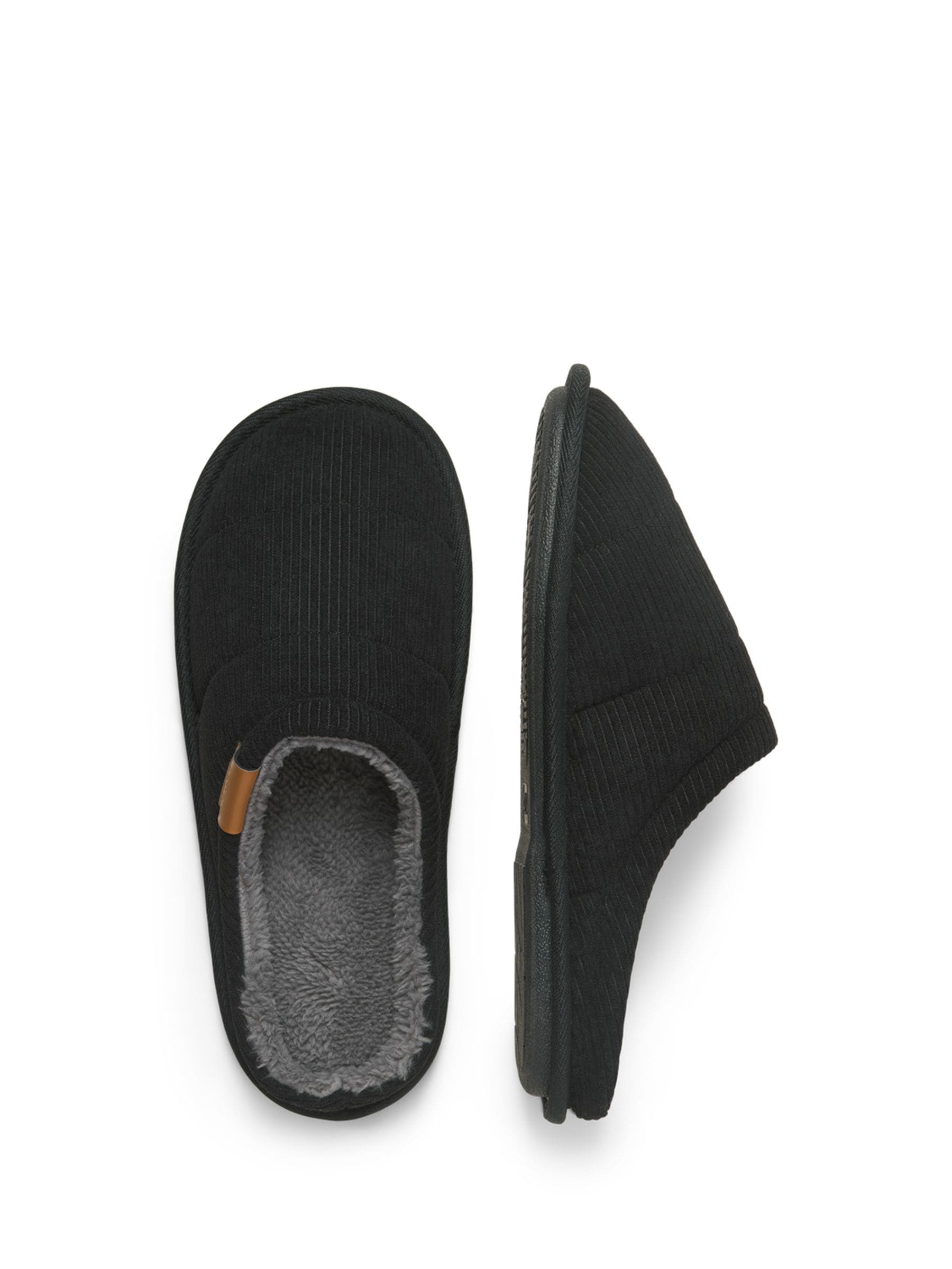 Zwart - JACK & JONES Corduroy Mule Slippers
